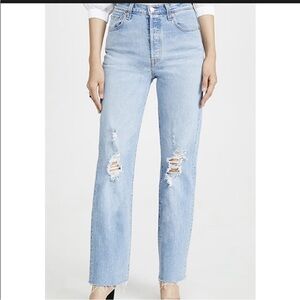 NWOT Levi’s women’s ribcage straight jeans